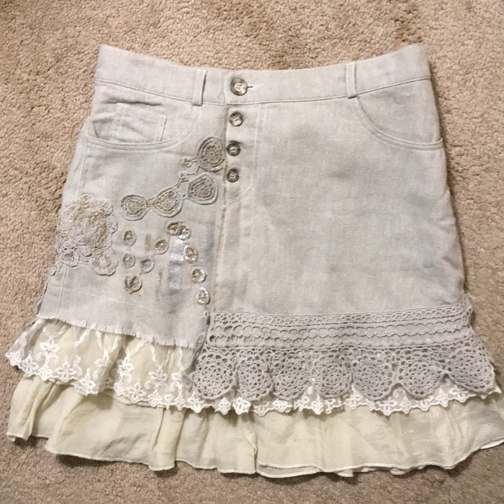 Hazel cotton whimsy wrap skirt